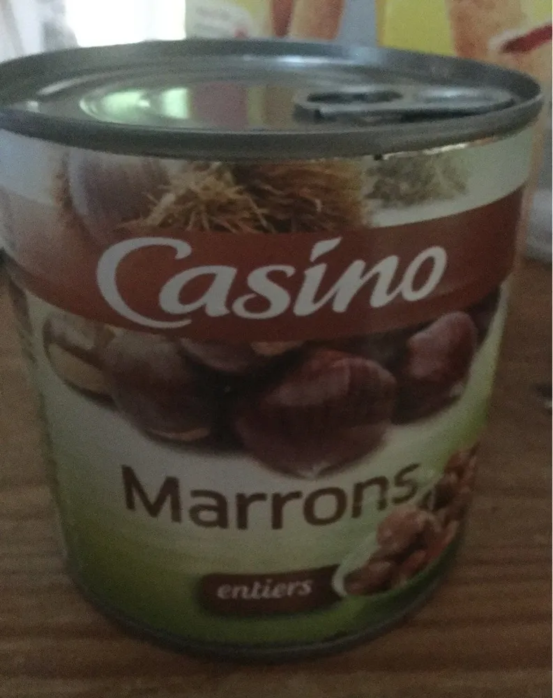 Marrons entiers au jus