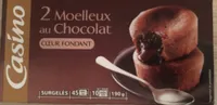 2 Moelleux au chocolat coeur fondant