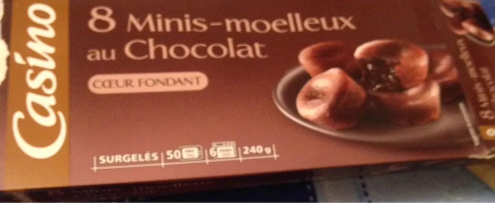 8 Mini moelleux au chocolat coeur fondant