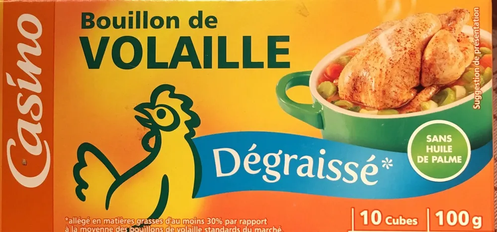 Bouillon volaille dégraissé 10x10g