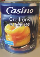 Oreillons de pêches au sirop léger
