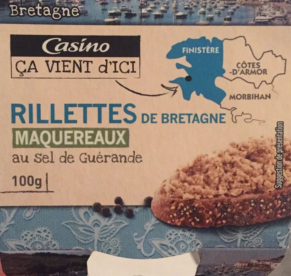 Rillettes de maquereaux au sel de Guérande