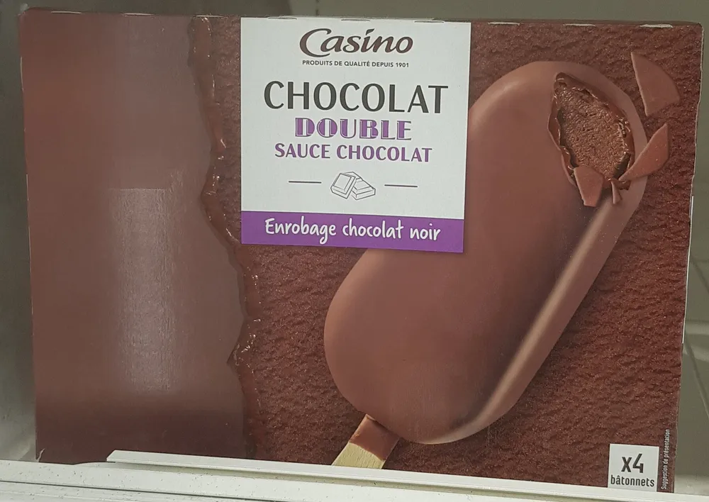 Chocolat double sauce chocolat - Enrobage chocolat noir