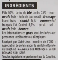 Ravioles du Dauphiné IGP Label Rouge