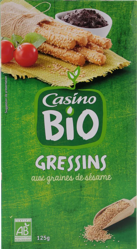 Gressins aux graines de sésame