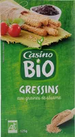 Gressins aux graines de sésame