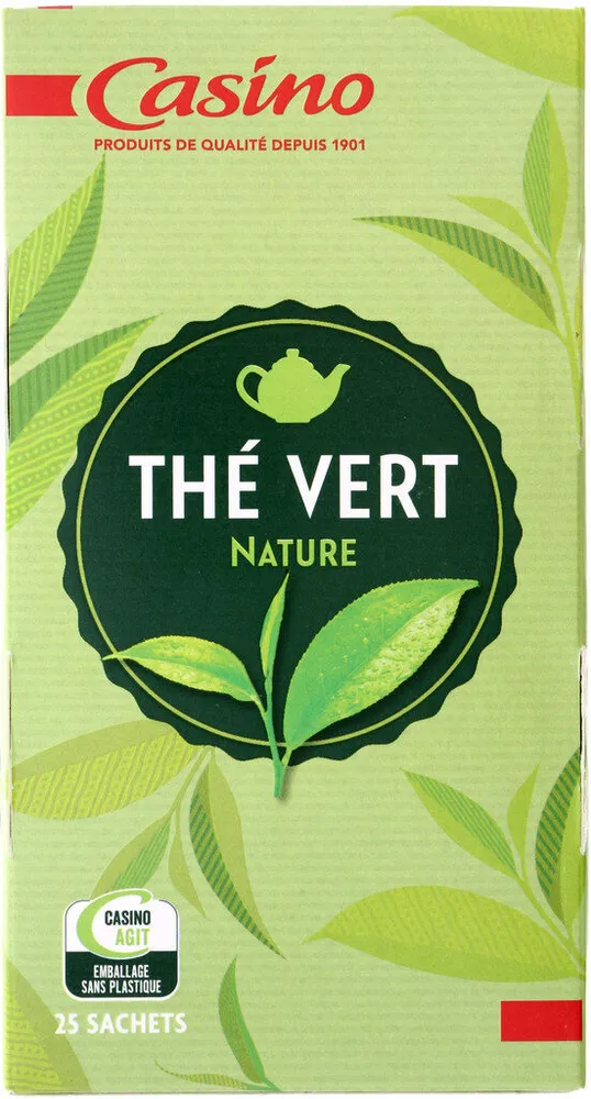 Thé vert 25 sachets fraîcheur