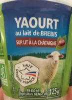 Yaourt au lait de brebis sur lit à la châtaigne BIO