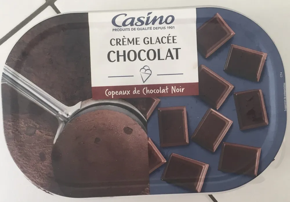 Crème glacée au chocolat