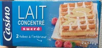 Tubes de lait concentré sucré