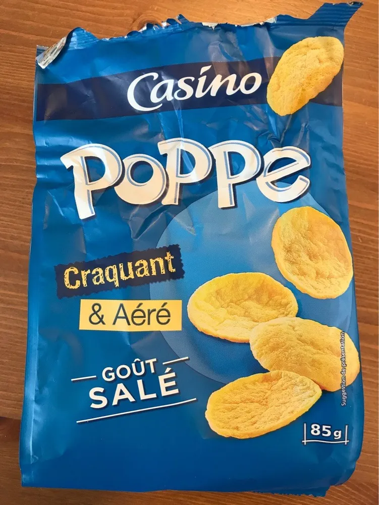Poppé goût salé
