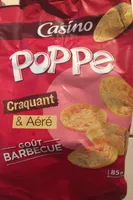 Crackers poppes goût barbecue Casino