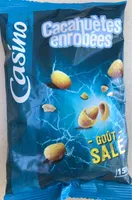 Cacahuètes enrobées goût salé