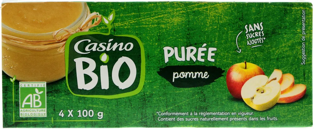 Purée Pommes sans sucres ajoutés