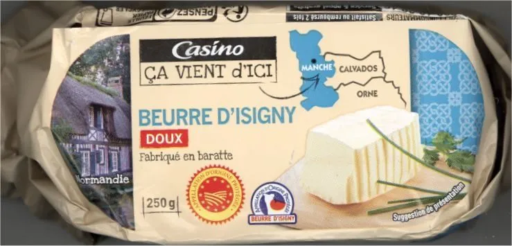 Beurre d'Isigny doux