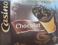 Chocolat glace cône