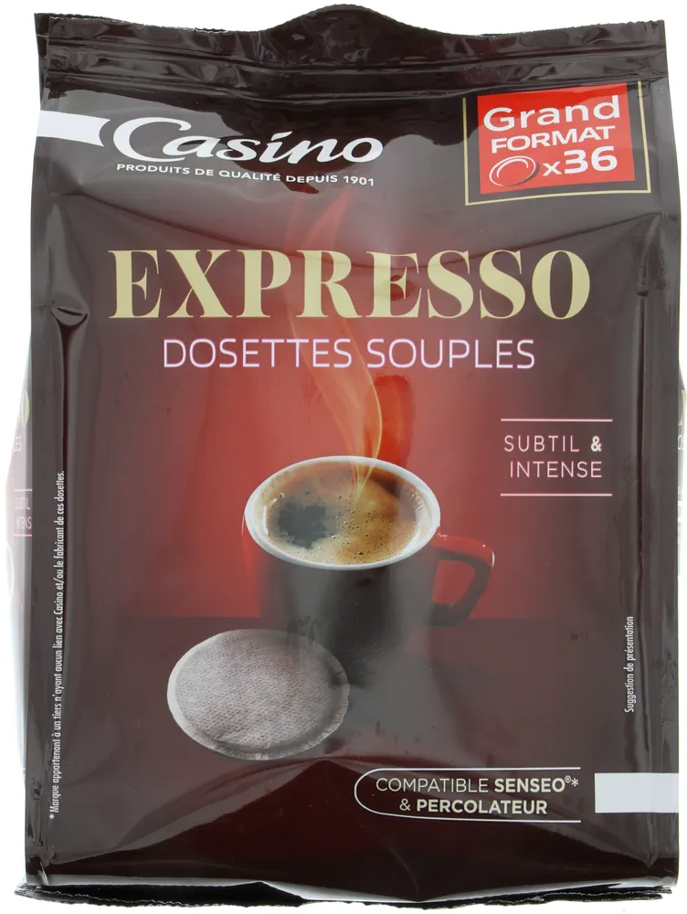 Expresso 36 dosettes souples