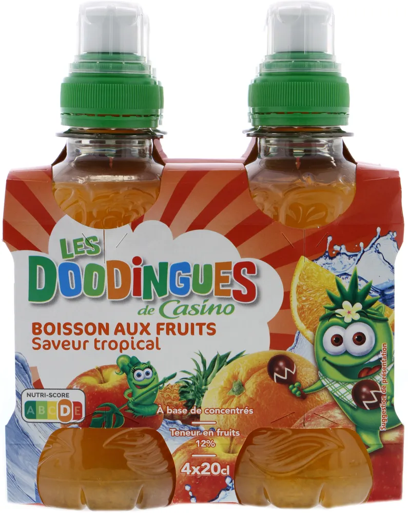 Boisson aux fruits saveur tropical