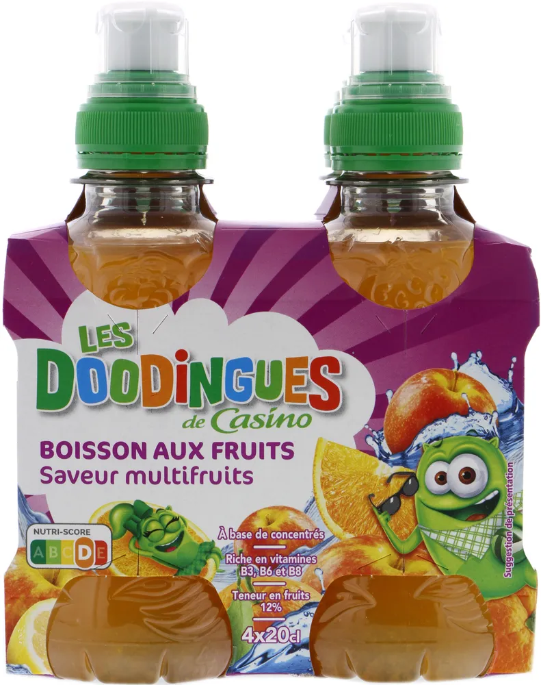 Boisson aux fruits Multifruits Multivitaminée