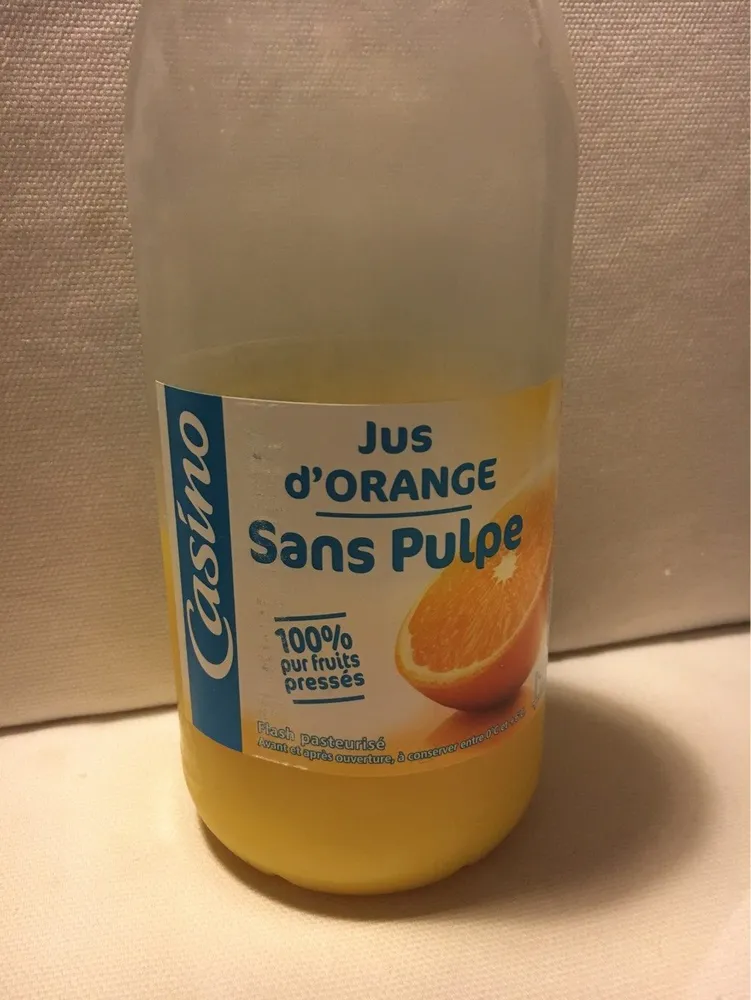 Jus d'Orange sans pulpe