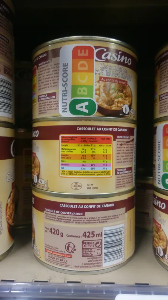 Cassoulet de Castelnaudary au confit de canard