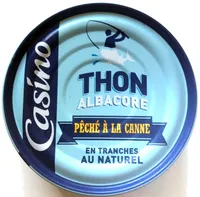 Thon albacore en tranches au naturel