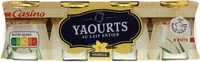 Yaourts au lait entier Vanille