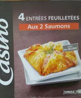 Entrées feuilletées aux 2 saumons