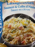 Lasagnettes Saumon et Colin d'Alaska Sauce au citron surgelées