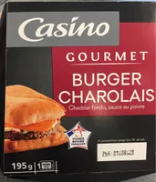 Burger charolais cheddar fondu, sauce au poivre