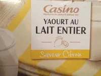 Yaourt au lait entier saveur citron