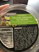 Salade cereales au wazabi