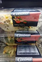 Penne crevettes tomates basilic