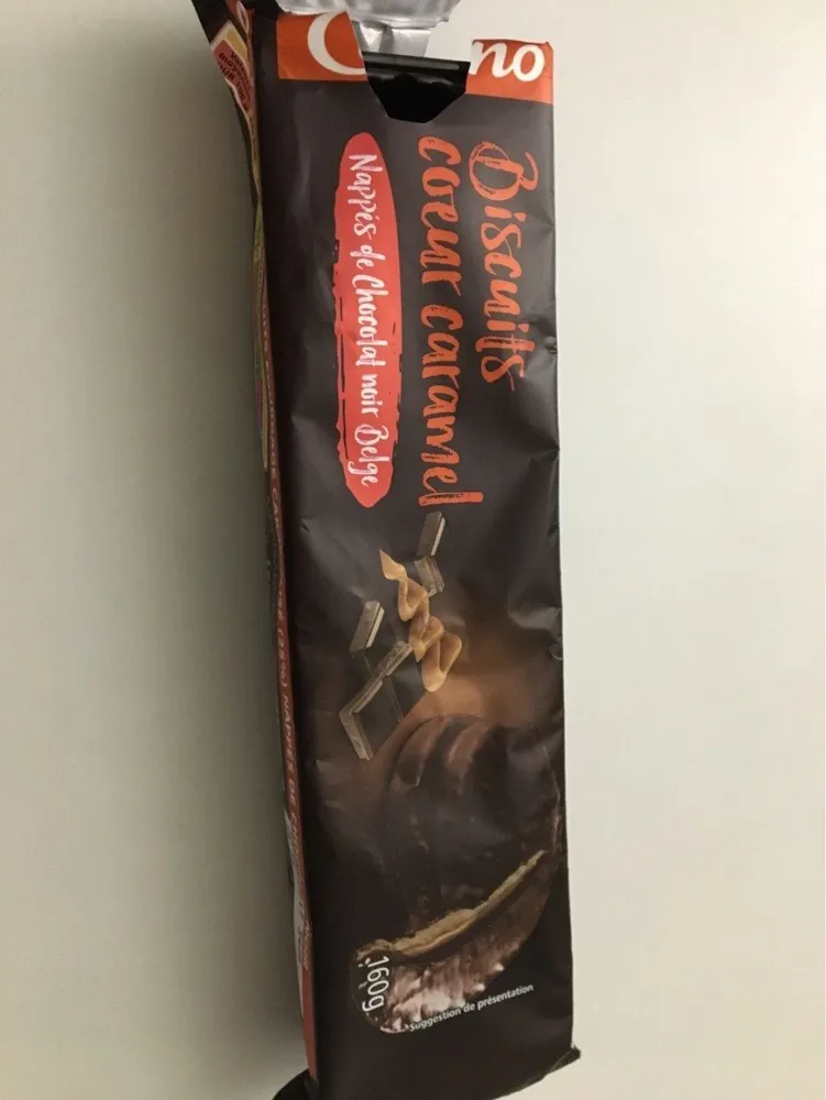 Biscuit coeur caramel