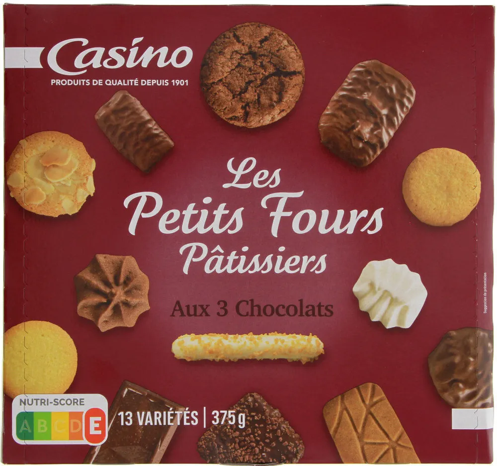 Les petits fours pâtissiers aux 3 chocolats