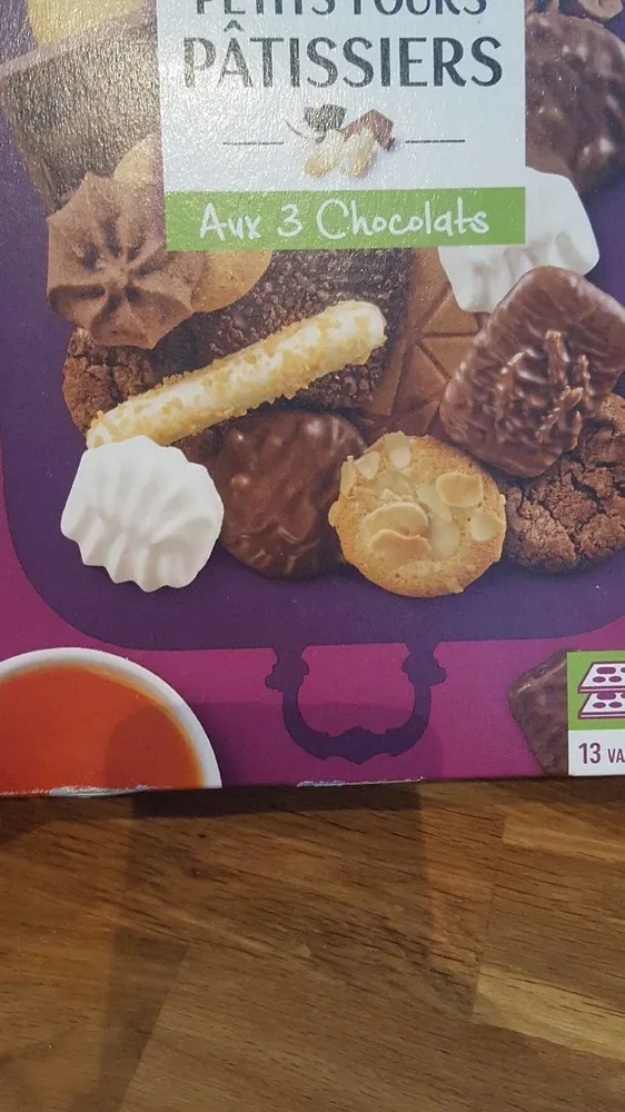 Les petits fours pâtissiers aux 3 chocolats