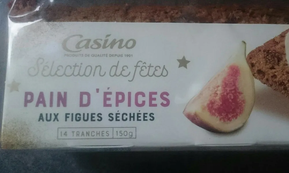 Pain d'épices spécial foie gras aux figues séchées