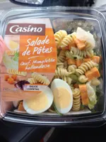 Salade de pâte oeuf, mimolette hollandaise