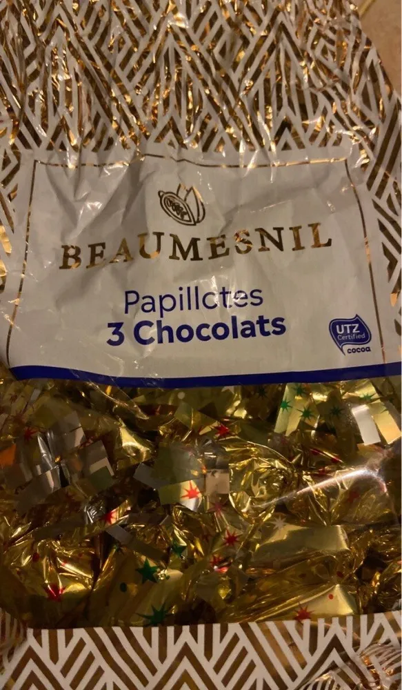 Papillotes 3 chocolats