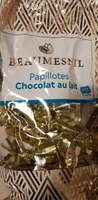 Papillotes chocolat au lait