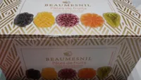 Pâtes de fruits parfums abricot, poire, ananas, orange, framboise et cassis