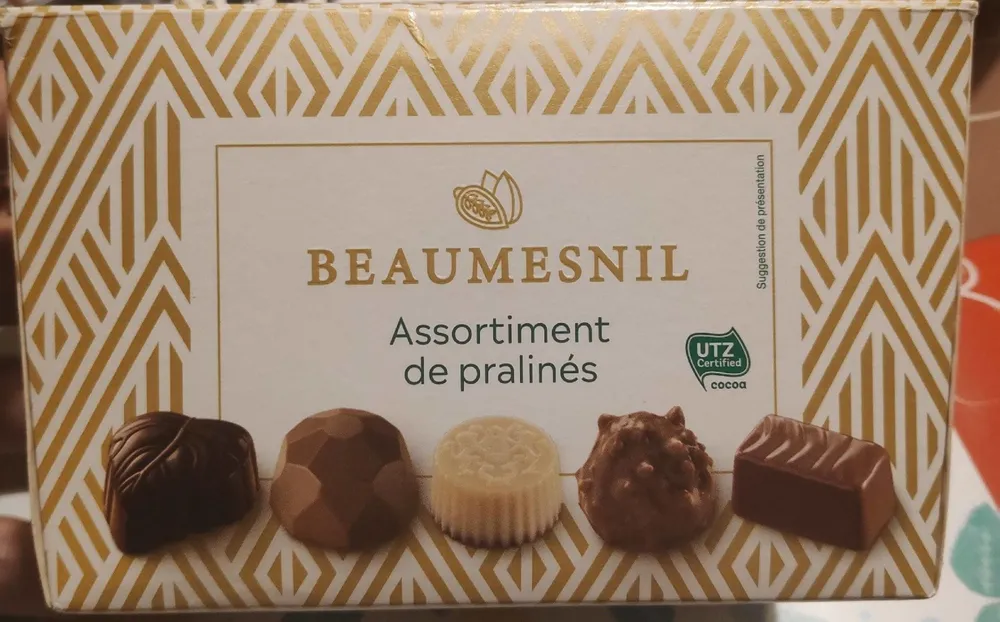 Assortiment de pralinés