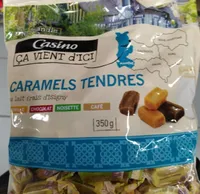 Caramels tendres au lait frais 4 parfums