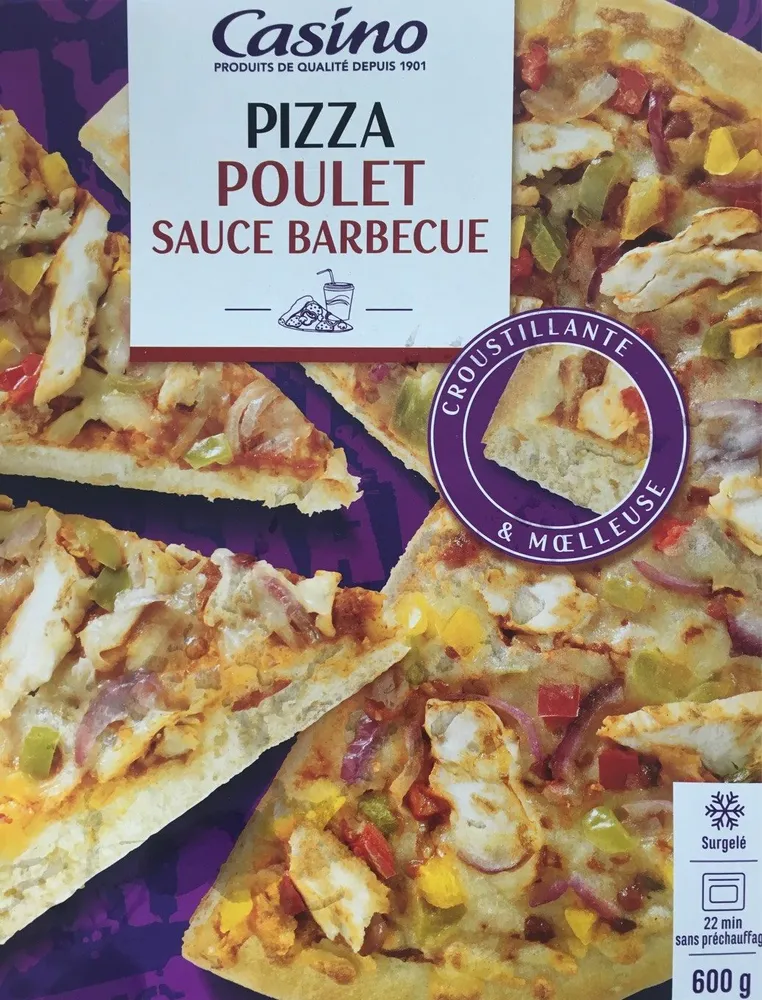 Pizza Poulet Sauce Barbecue