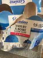 Yaourt à boire nature sucré - A la Grecque