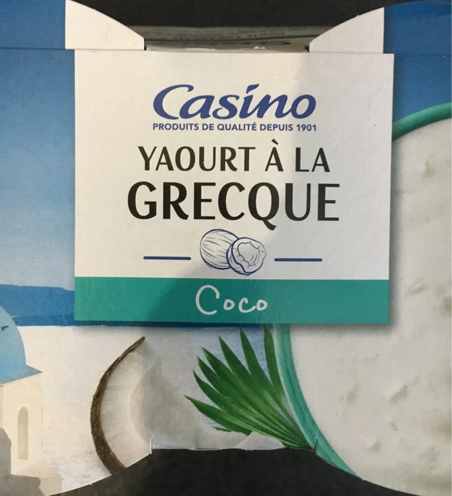 Yaourt à la grecque coco