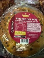 Brioche des rois aux pépites de chocolat au lait