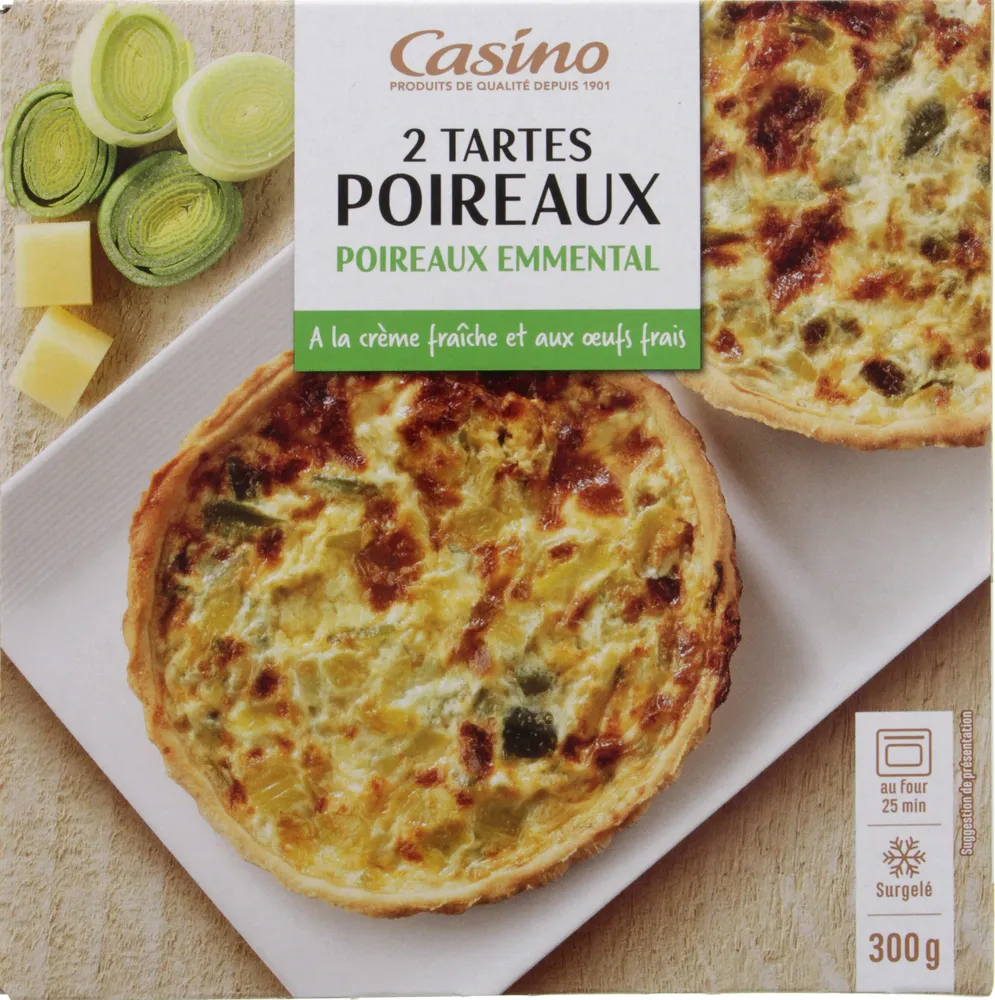 2 Tartes poireaux