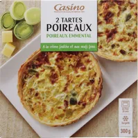 2 Tartes poireaux