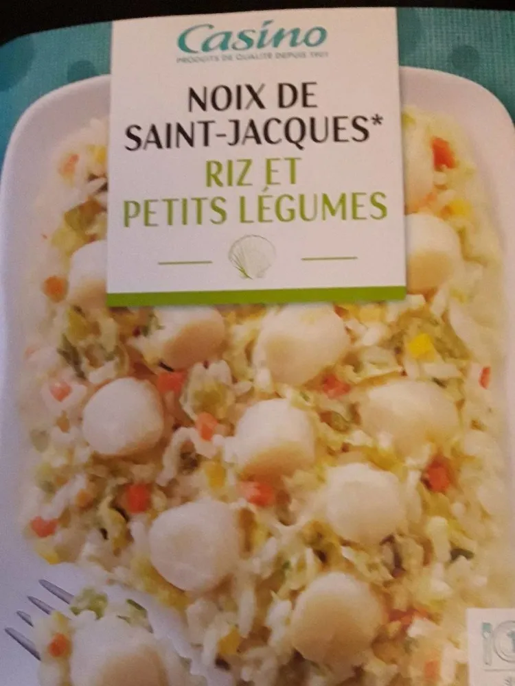 Noix de Saint-Jacques* riz et petits légumes